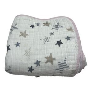 Aden & Anais Dream Blanket Quilt Muslin 4-Layer Boutique Rock Star Pink